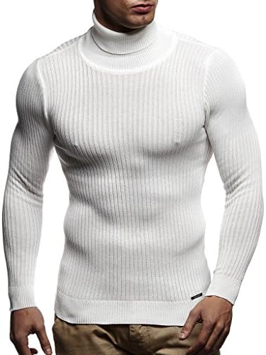 Leif Nelson Sweater Sweater Slim Fit | צוואר פולו לגברים לונגסליי | סוודר צווארון גולף שרוול ארוך